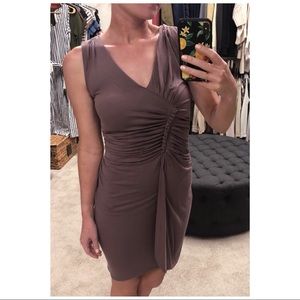 Gap Purple Side Cinched Dress